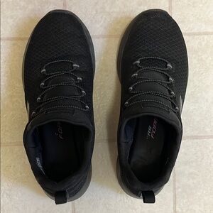 Skechers Black Slip-In Athletic Shoes with Memory Foam